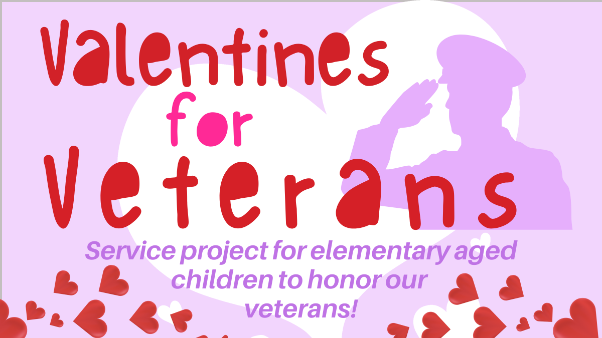 Valentines for Veterans 2026 Graphic